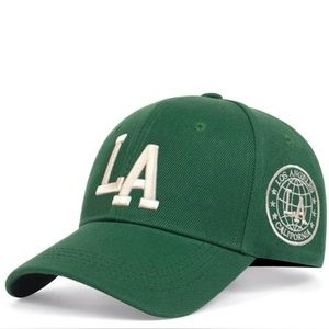 Green LA Baseball Hat